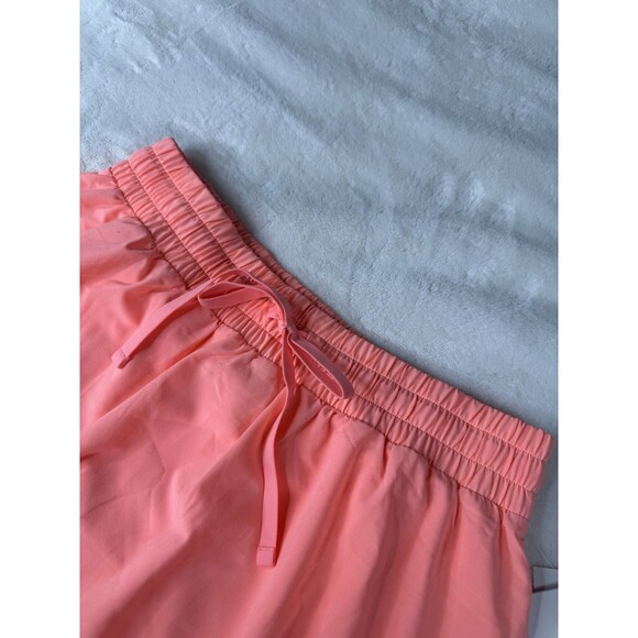 BEYOND YOGA In Stride Lined Skirt Electric Peach Athletic Tennis Running,M - Picture 12 of 16